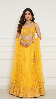 MEHENDI LEHENGAS