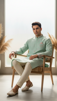 Mens Pastel Kurtas