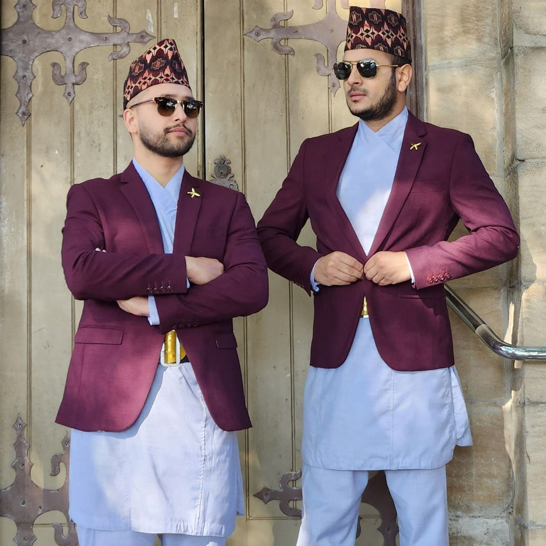 Daura suruwal coat hot sale