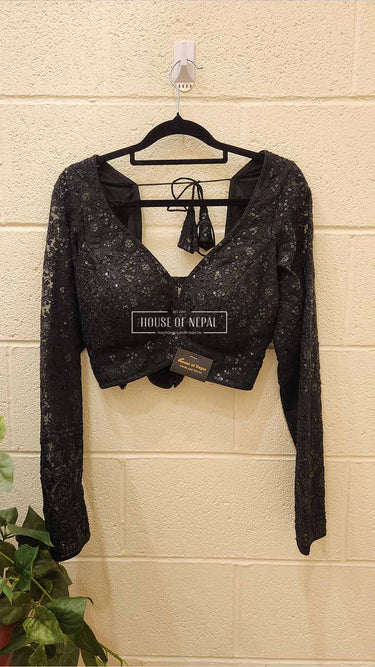 Chickankari Boutique Blouse - House of Nepal