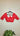 Half Sleeve Designer Blouse Red Sweetheart - House of Nepal