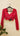 Full Sleeve Red Boutique Blouse - House of Nepal