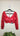 Full Sleeve Red Boutique Blouse - House of Nepal