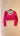 Pink Full Sleeve Sweetheart Neck Chikankari Boutique Saree Blouse