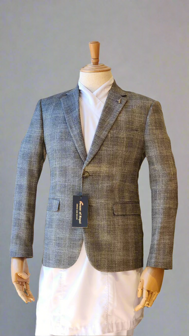 Mens Blazer Steel - House of Nepal