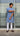 Cotton Mens Kurta Blue - House of Nepal