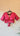 Plain Crimson Red Leaf Neck Blouse in Satin Silk - House of Nepal