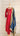 Red Cotton Threadwork Kurta Set