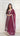 Wine Sequence Thread Embroidered Boutique Anarkali