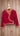 Red Velvet Chaubandi Handwork Boutique Blouse