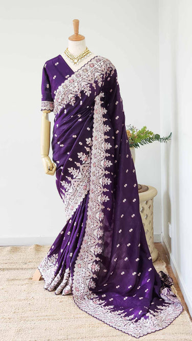 Heavy Handwork Saree