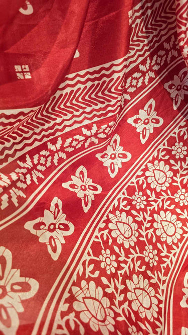 Silk Digital Print Saree