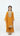 Girls Georgette Kurta with Zariwork in Mustard