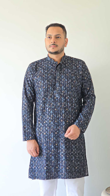 Thread Embroidered Rayon Kurta
