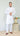 Cotton Monchrome Mens Kurta in White