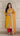Yellow Women Kurta with Chunri Design Shawl