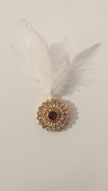 Brooch with Feather