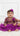 Purple Handwork Pasni Frock for Baby Girl