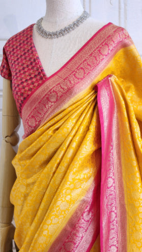 Dual Shade Silk Saree
