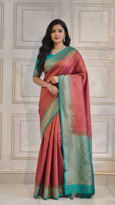 Dual Shade Kanjivaram Saree