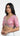 Multicolor Half Sleeve Paisley Blouse in Pink