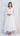 White Motif Threadwork Anarkali with Chudidar and Shawl