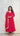 Red Paisley Chikankari Anarkali Suit
