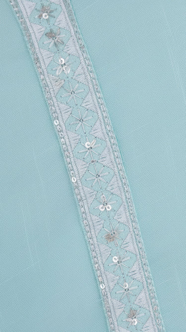 Mens Cotton Kurta in Sky Blue