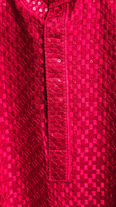 Rayon Chikankari Kurta Pajama for Boys