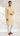 Mens Cotton Kurta in Gold