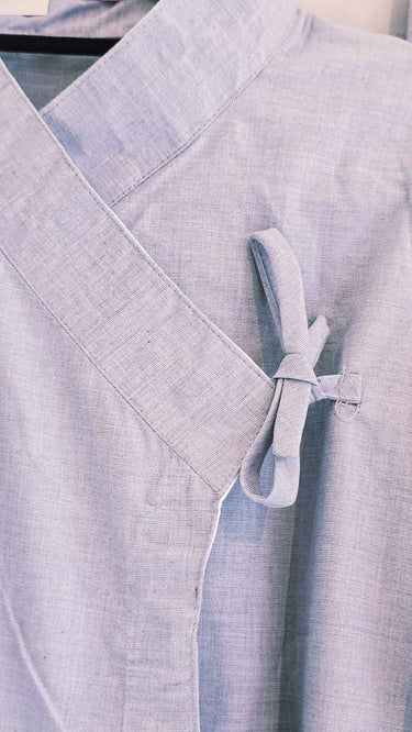 Men's Daura Suruwal Nepalese National Dress in Icy Blue
