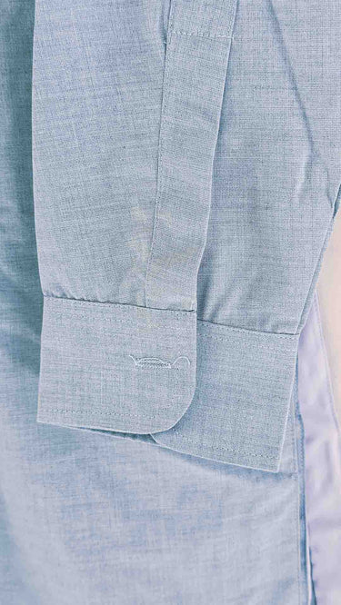 Daura Suruwal for Men in Sky Blue