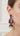 Antique gold Earrings Zeenat Pink
