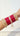 Red Bridal Bangles with Swarovski Stone Kada with dangle