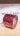 Red Glass Bangles with Swarovski Stone Estela
