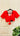Half Sleeve Red Boutique Blouse Serene - House of Nepal