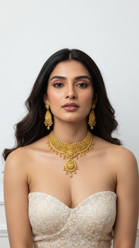 Gold Imitation Necklace - House of Nepal