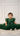 Green Pasni Frock for Baby Girl With Hair Band and Shoes