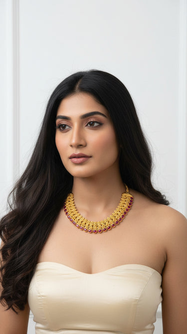 Gold Imitation Necklace - House of Nepal