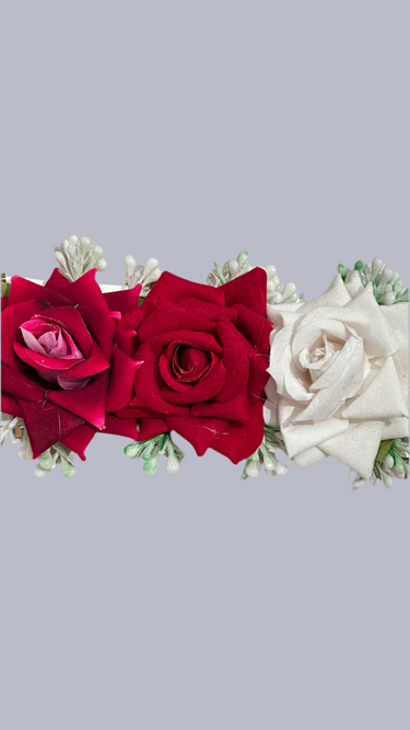 Multicolour Rose Flower Hair Clip Aster