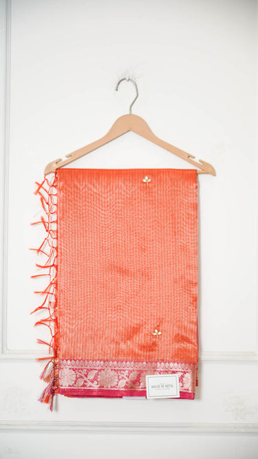 Cotton Saree with Handwork Butti