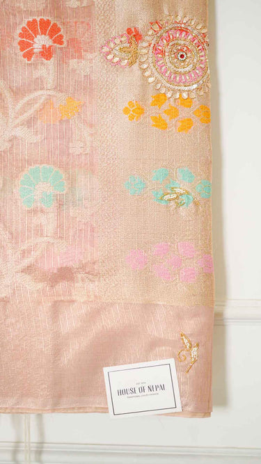 Cotton Meenakari Handwork Saree
