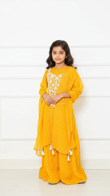 Fendi Handembroidered Kids Indowestern Set