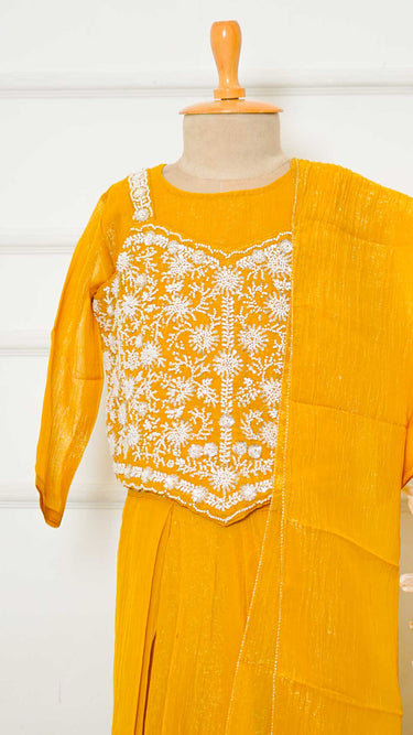 Fendi Handembroidered Kids Indowestern Set