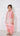 Pink & White Georgette Kurta Salwar Jacket Suit