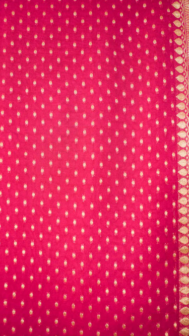 Khaddi Georgette Butti Saree