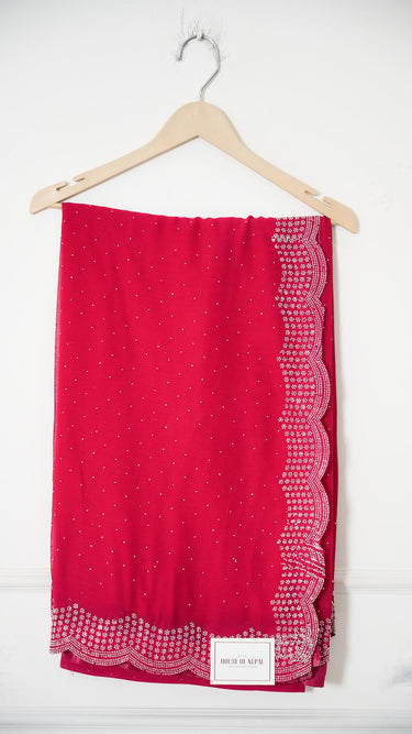 Chiffon Georgette Saree with Swarovski