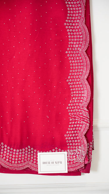 Chiffon Georgette Saree with Swarovski