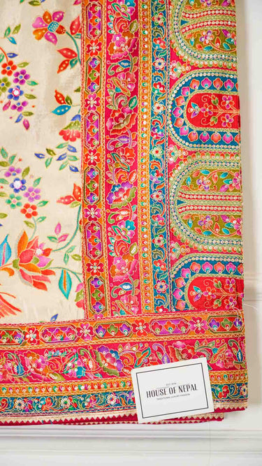 Dola Silk Position Print Saree