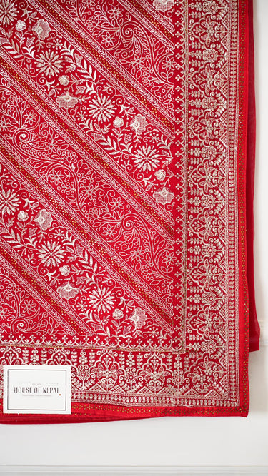 Georgette Zari Jaal Saree